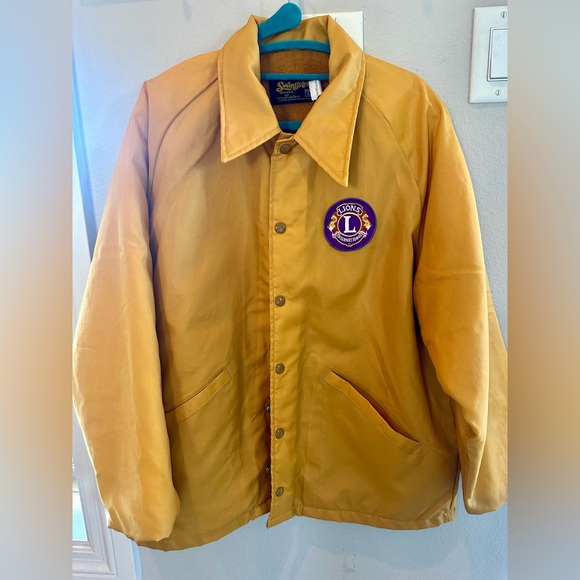 Vintage Lions International Swingster Gold Jacket with Patch Size Large - Picture 10 of 10